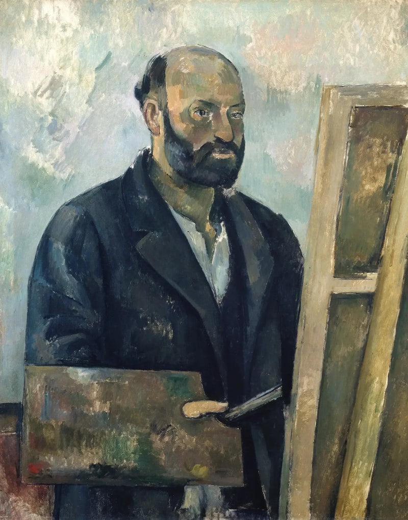 אוטופורטרט עם פלטה - פול סזאן