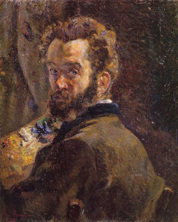 Autoportrait au chevalet - Armand Guillaumin - Alpha Reproduction