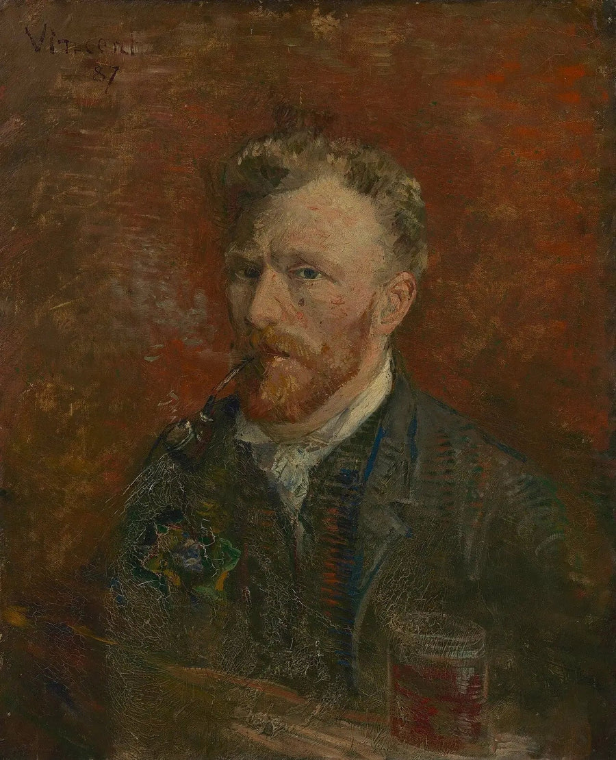 תמונת עצמי עם כוס - Vincent van Gogh