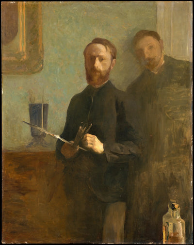 Autoportrait avec Waroquy - Édouard Vuillard - Alpha Reproduction