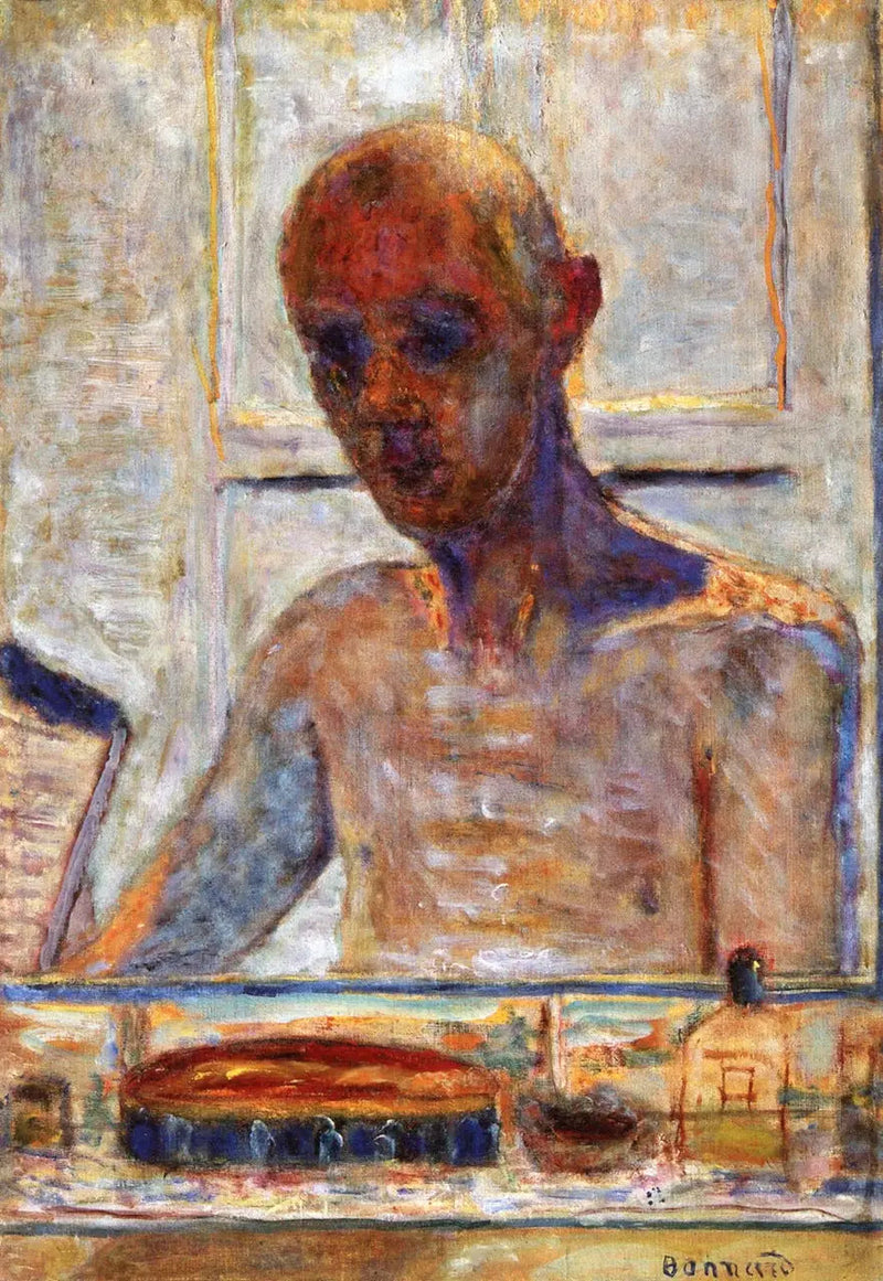דיוקן עצמי במראה של חדר האמבטיה - פייר בונאר