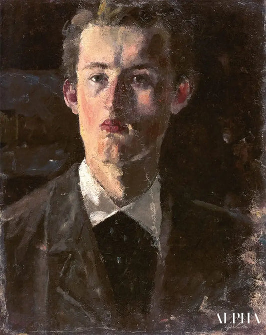 Autoportrait de Edvard Munch - Reproductions de tableaux et peintures haut de gamme