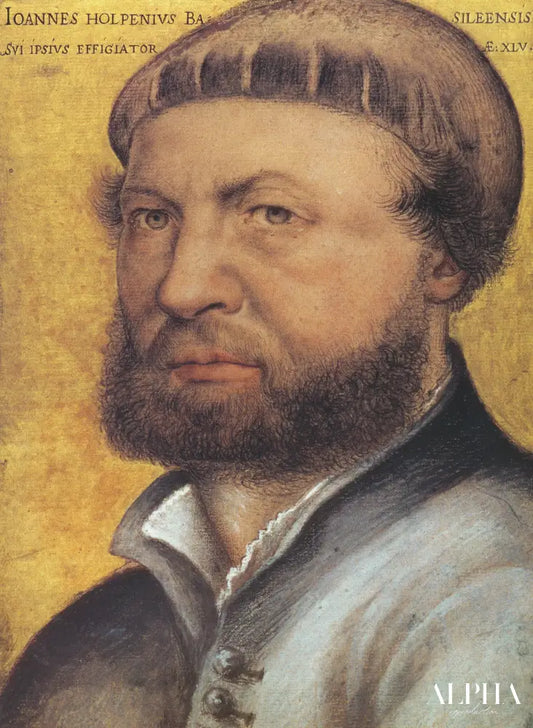 Autoportrait - Hans Holbein le Jeune - Reproductions de tableaux et peintures haut de gamme