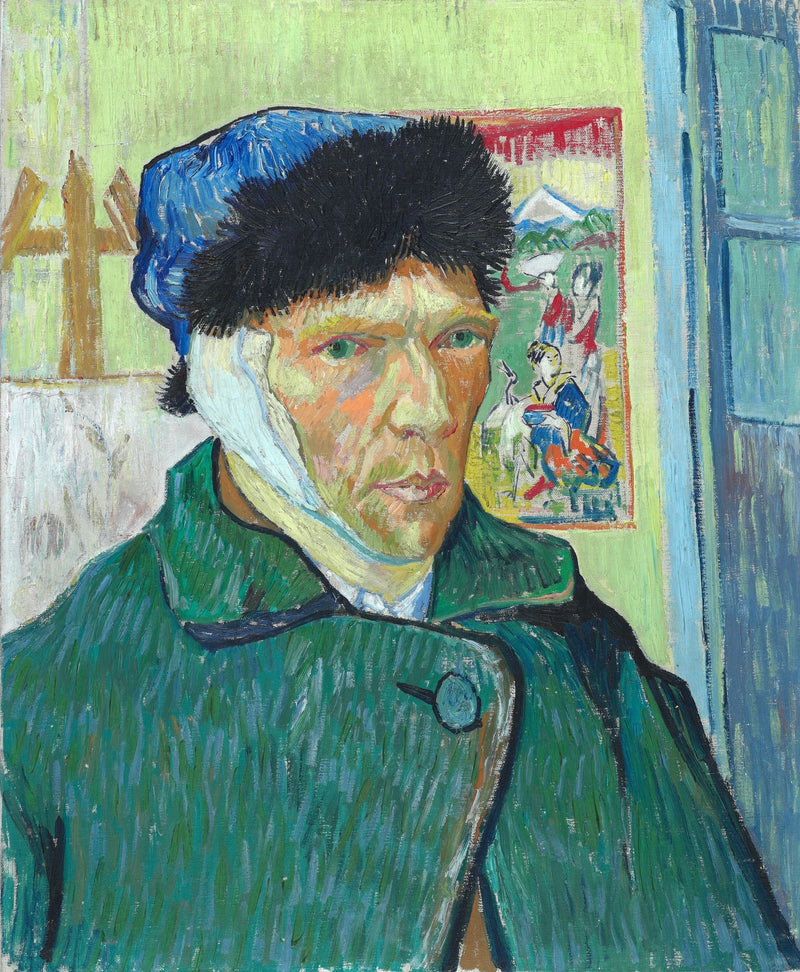 תמונת עצמי עם אוזן תחובה - Vincent van Gogh