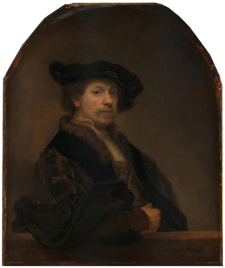 Autoportrait à l’âge de 34 ans — Rembrandt, 1640, National Gallery