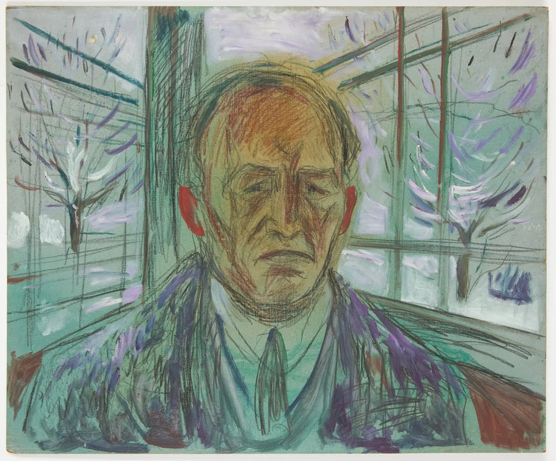 דיוקן עצמי על הוורנדה - אדוורד מונק