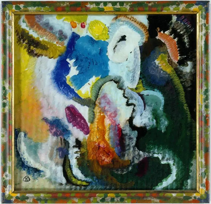 עם רוכב - וסילי קנדינסקי