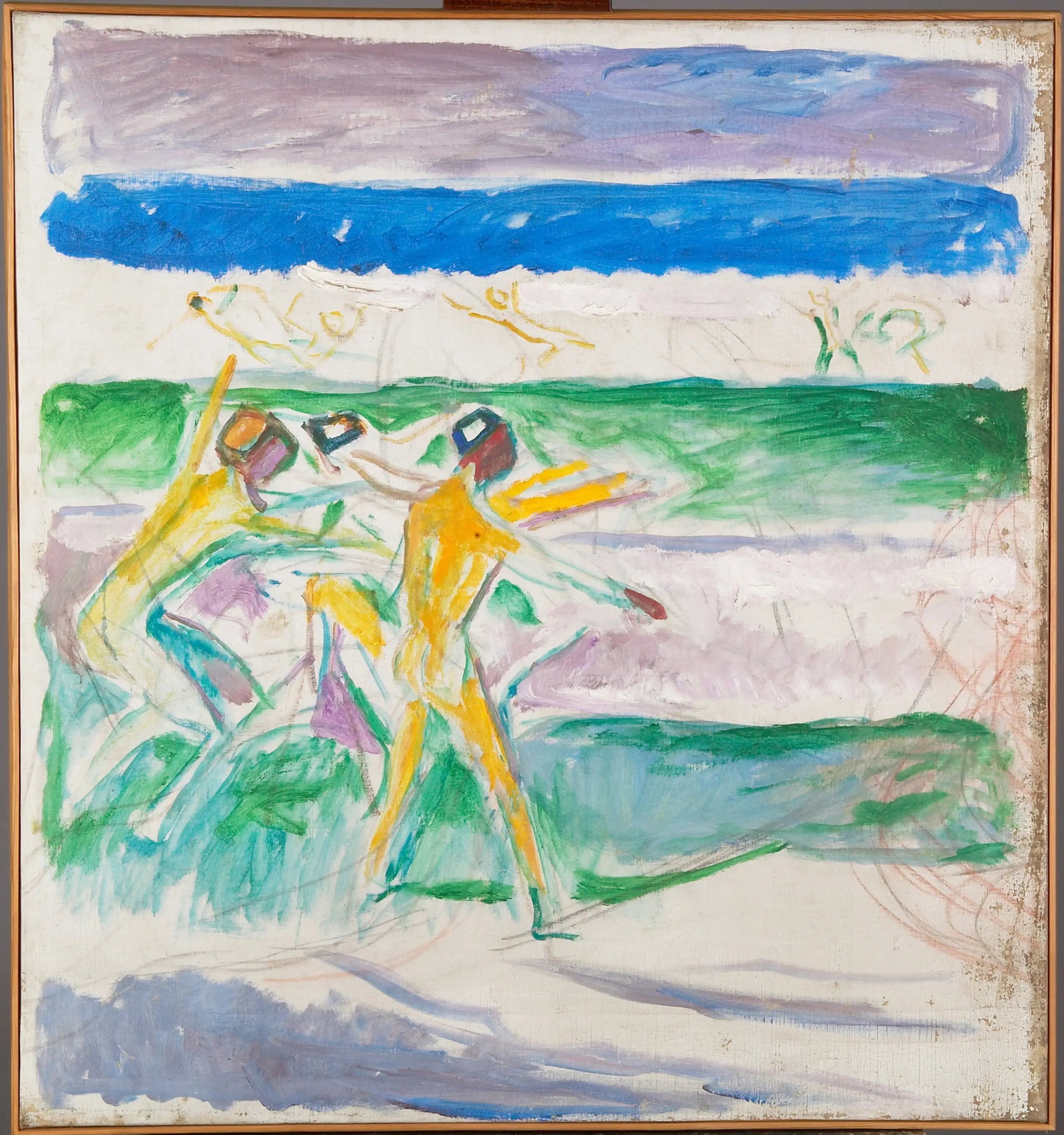 Baigneurs - Edvard Munch image 1 reproduction d’œuvre d’art à l’huile