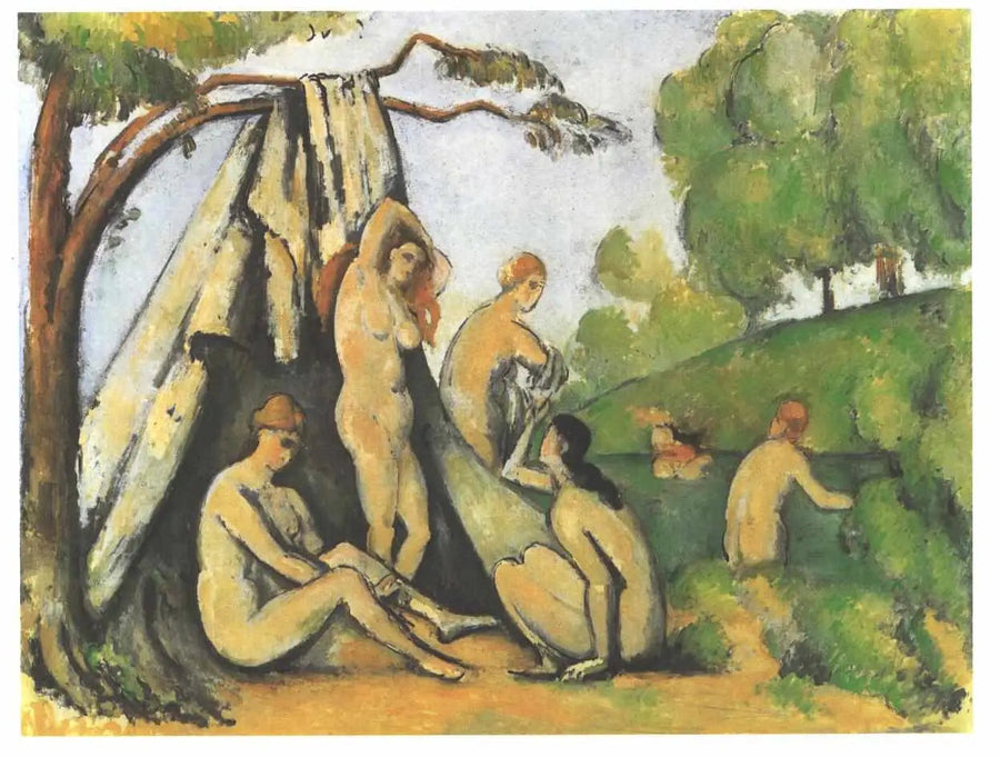 מקלחות מול האוהל - פול סזאן