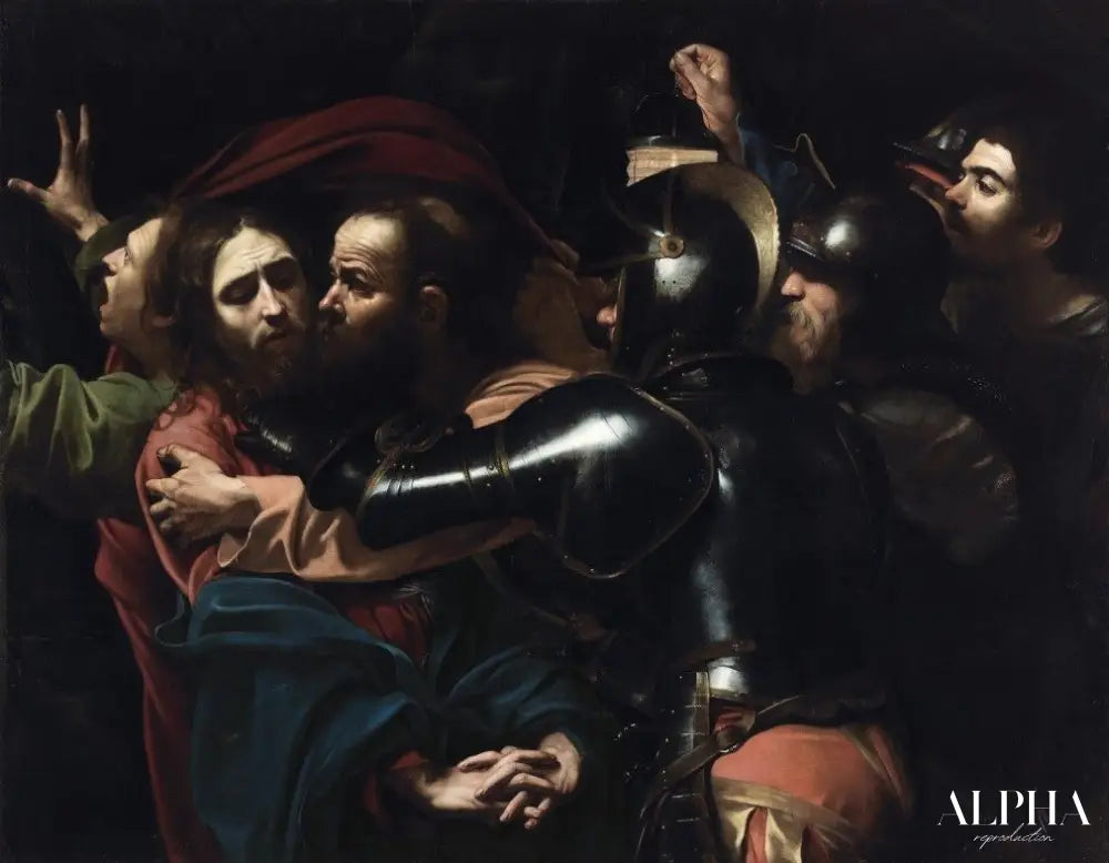 Baiser de Judas - Caravage - Reproductions de tableaux et peintures haut de gamme