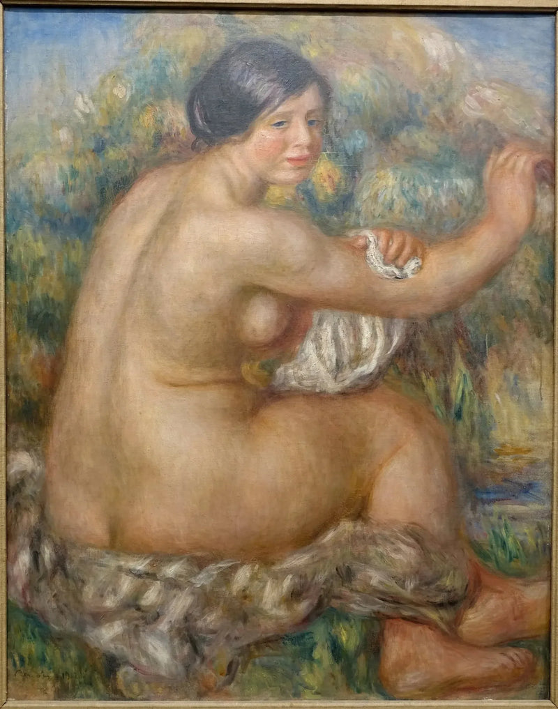 בנחיסטה מייבש את היד הימנית - פייר-אוגוסט רנואר