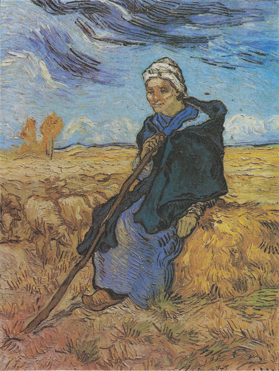 La Bergère d’après Millet de Vincent van Gogh, F699 JH1838, Tel Aviv Museum of Art