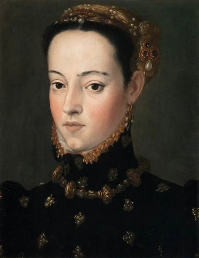 Bildnis einer Erzherzogin (Erzherzogin Helena oder Barbara?) - Giuseppe Arcimboldo - Alpha Reproduction