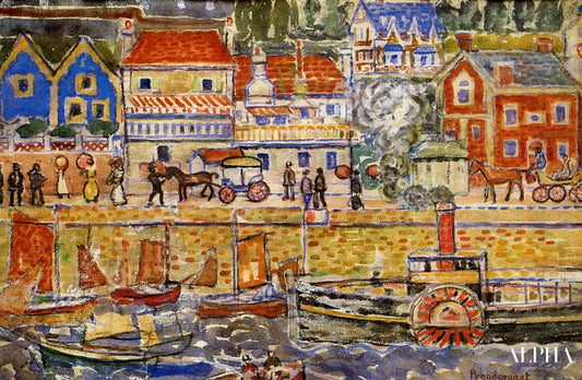 Boat Landing, Dinnard - Maurice Prendergast - Reproductions de tableaux et peintures haut de gamme