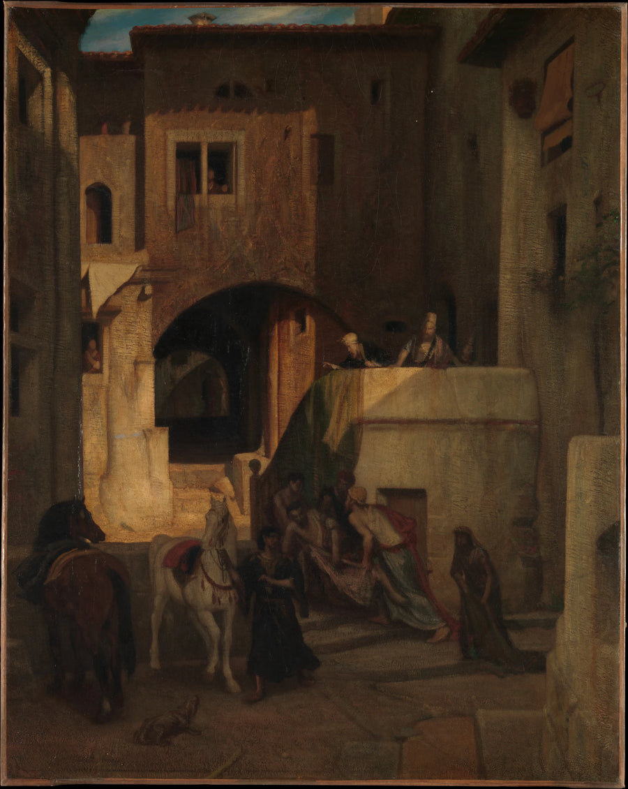 Le Bon Samaritain - Alexandre-Gabriel Decamps