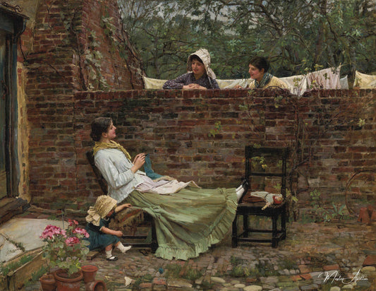 Bons Voisins - John William Waterhouse - Reproductions de tableaux et peintures haut de gamme