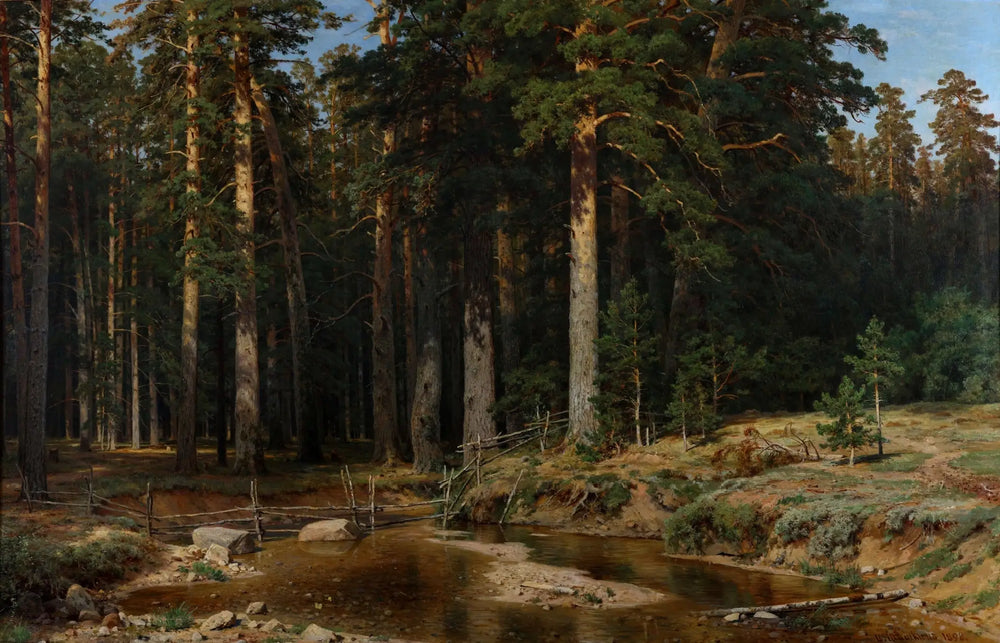 Bosquet de mâts - Ivan Chichkine - Alpha Reproduction