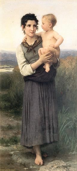 Allant au bain (1887) - Bouguereau