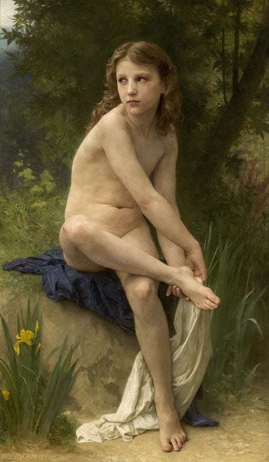 Au bord du ruisseau, William-Adolphe Bouguereau, 1891