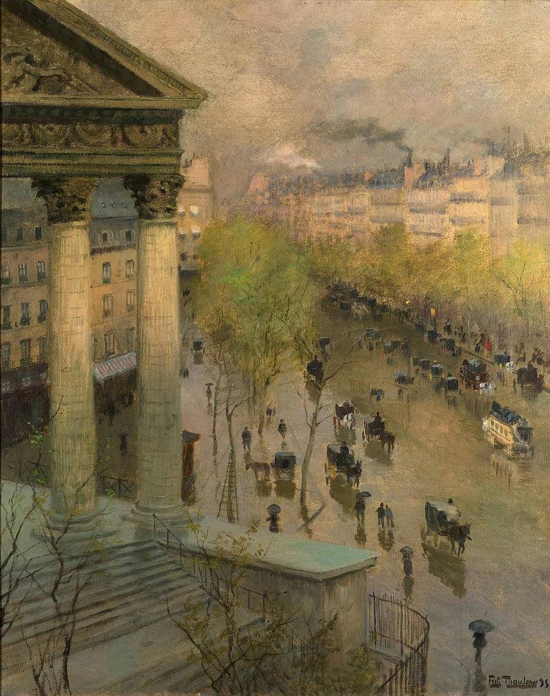 שדרות דה לה מדלן בפריז - Frits Thaulow
