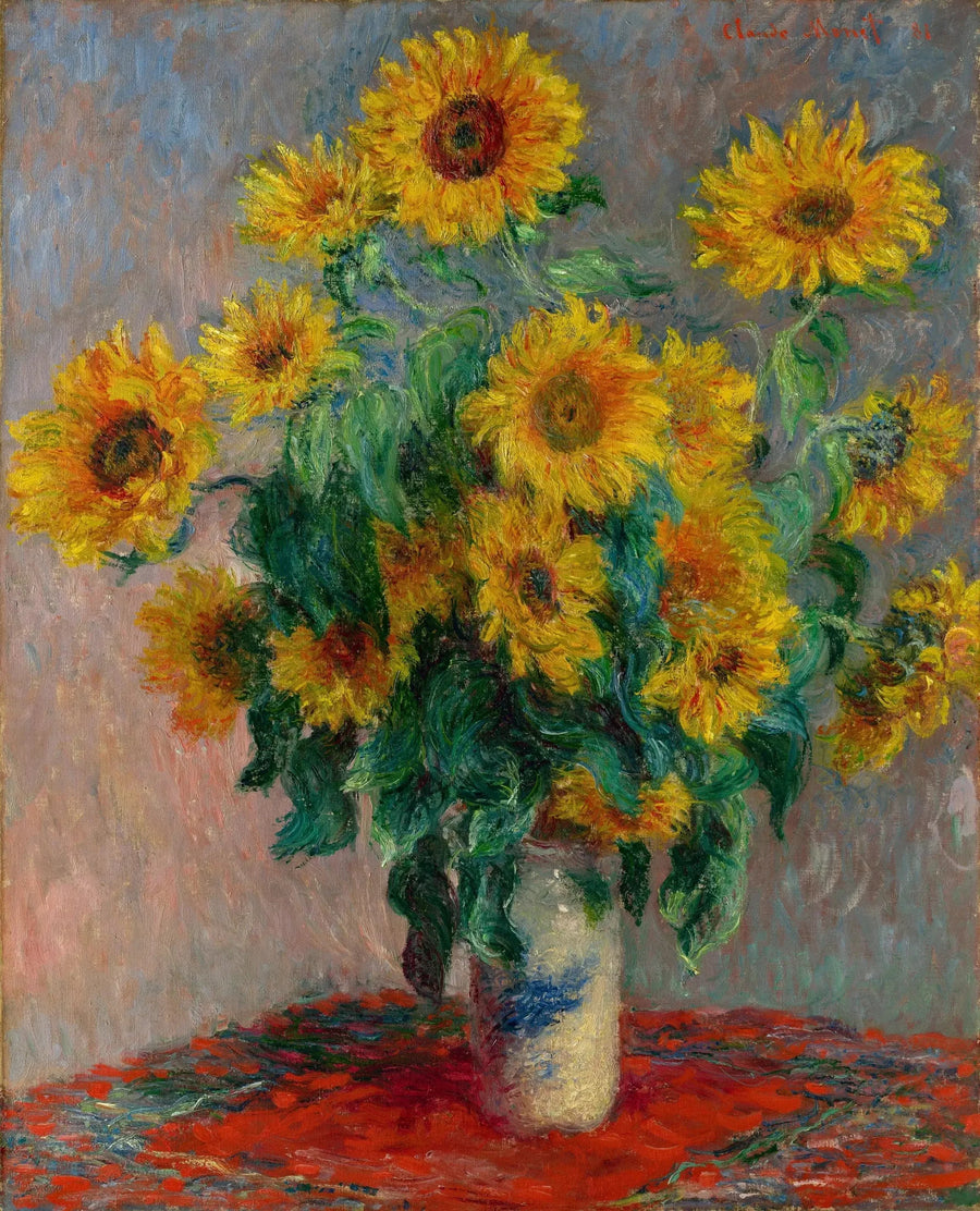 זר חמניות - Claude Monet