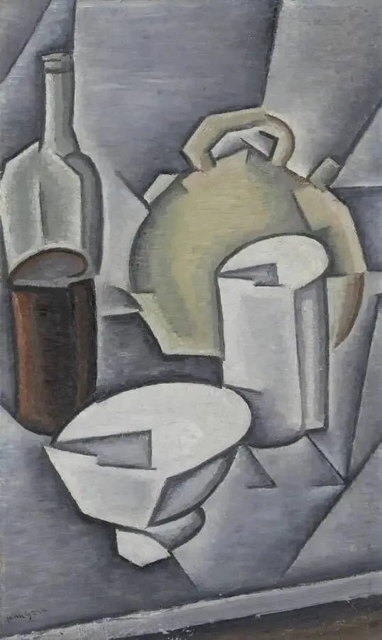 בקבוק וקרדיט - חואן גריס