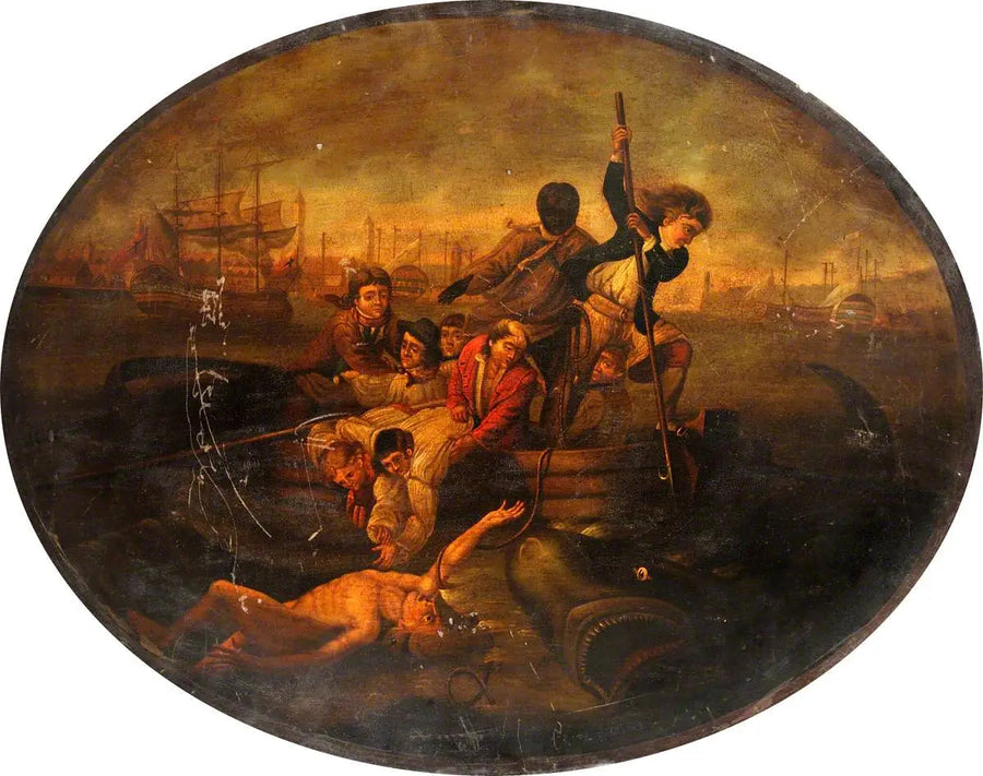 ברוק ווטסון מותקף על ידי כריש בנמל להוואנה, 1749 - ג'ון סינגלטון קופלי