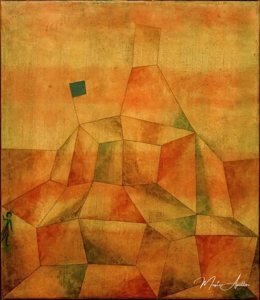 Burghuegel, 1929 - Paul Klee - Reproductions de tableaux et peintures haut de gamme