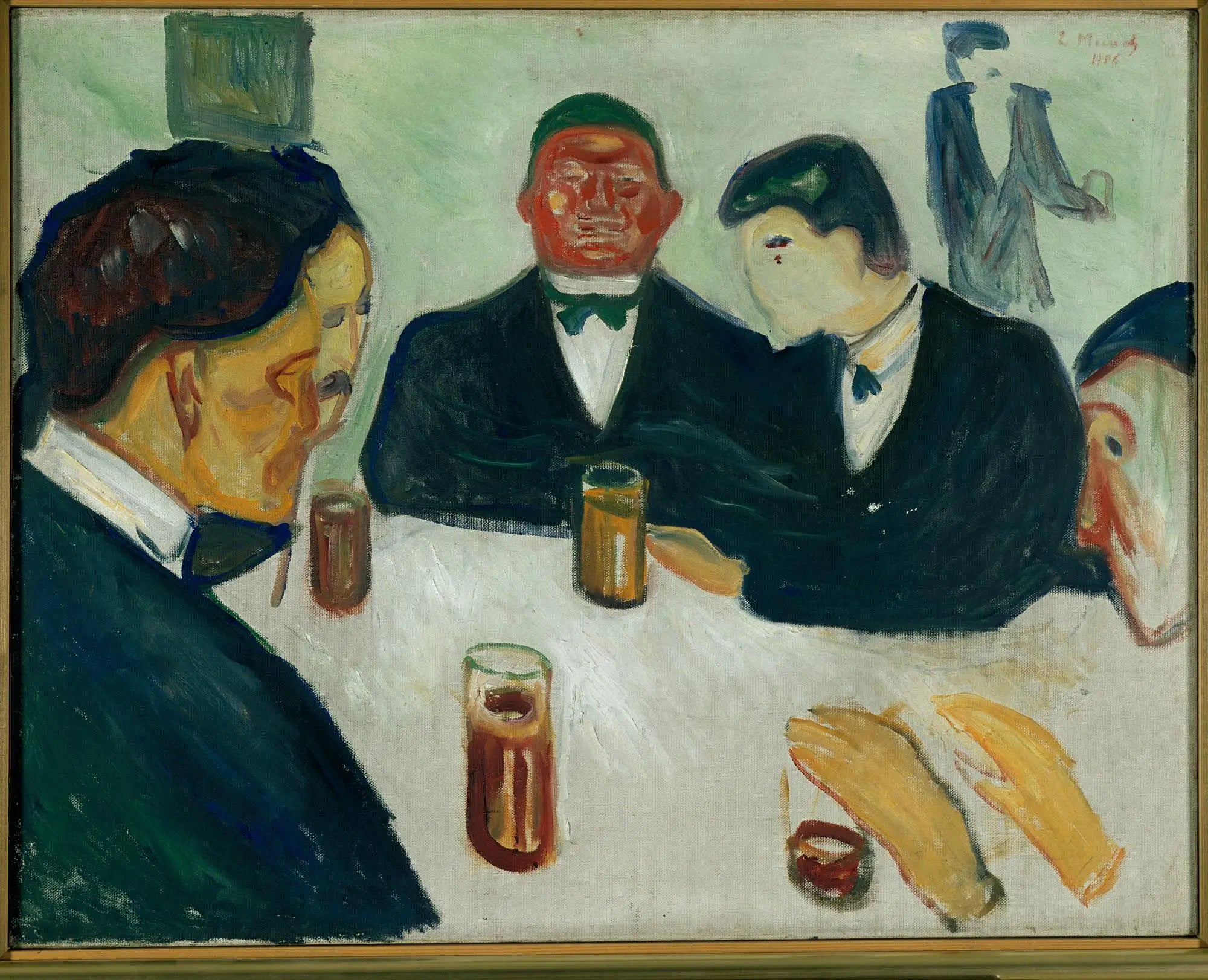 Reproduction du tableau « Buveurs - Edvard Munch » par Alpha Reproduction en peinture à l’huile