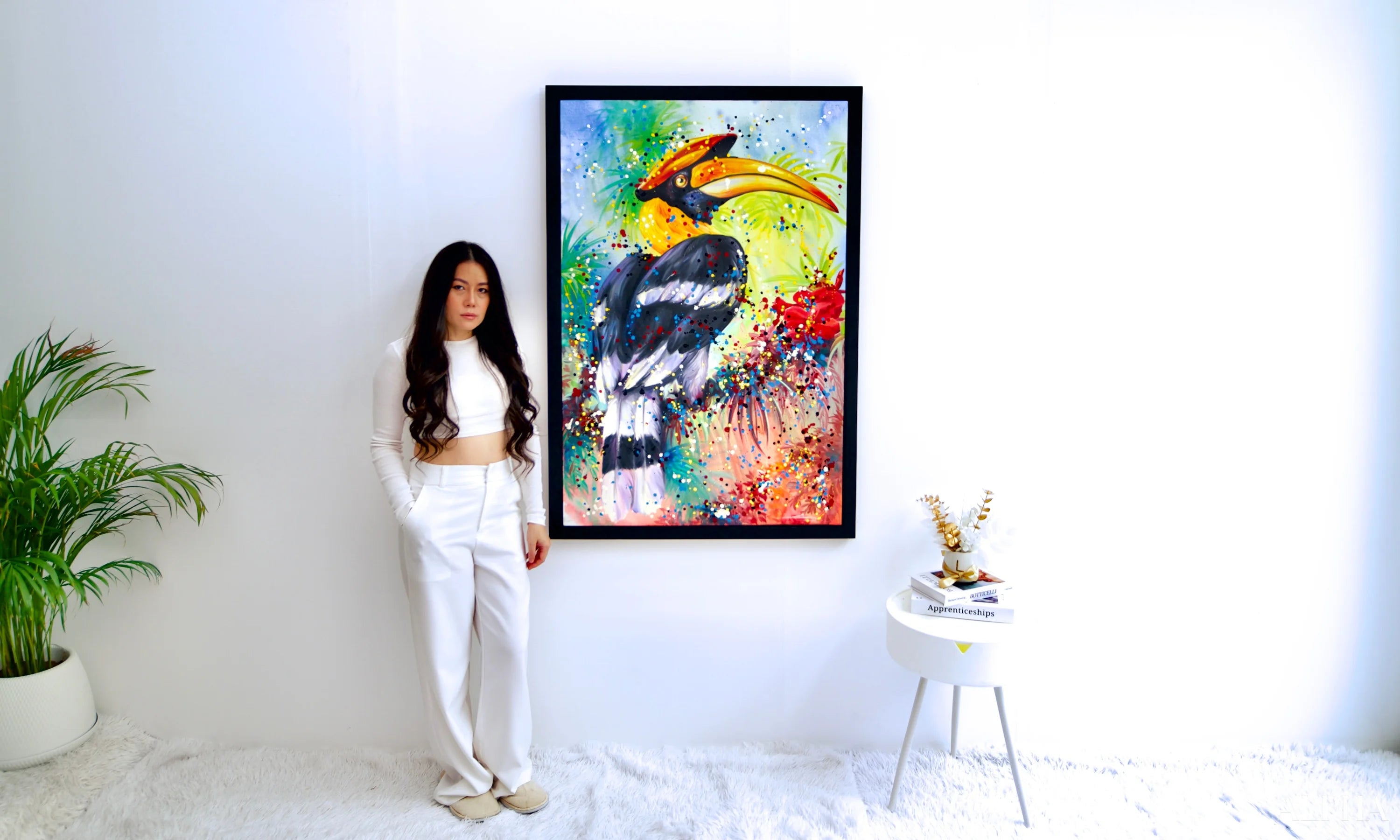 Hornbill Pop Art - Banlay | 80 X 120 cm Reproductions de tableaux à la peinture à l’huile