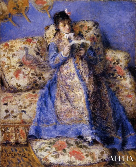 Camille Monet Lecture - Pierre-Auguste Renoir - Reproductions de tableaux et peintures haut de gamme