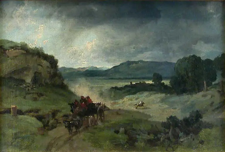 Campagne de Rome - Jean-Baptiste Camille Corot - Alpha Reproduction