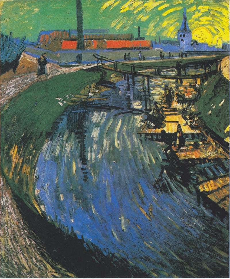 תעלה עם נשים רוחצות - Vincent van Gogh