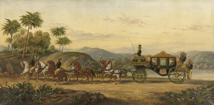 Le carrosse de Mangkoe Nagoro IV - Pieter Alardus Haaxman