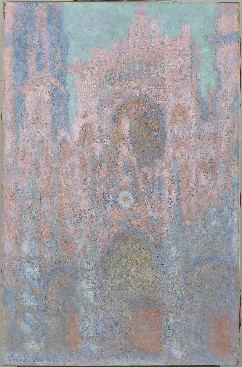 קתדרלת רואן, סימפוניה באפור וורוד - Claude Monet