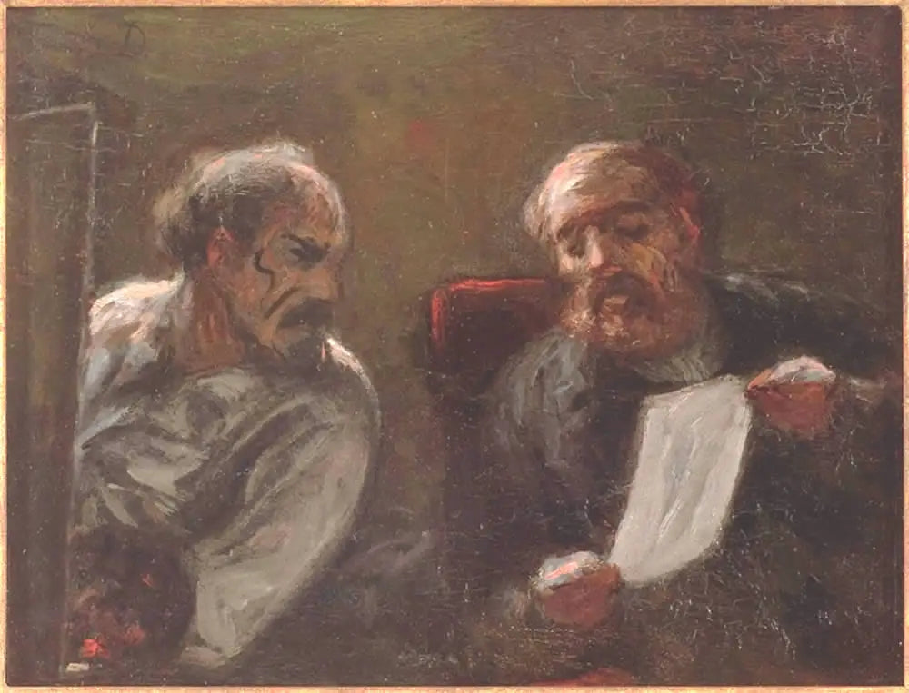Causerie dans l’Atelier - Honoré Daumier - Alpha Reproduction