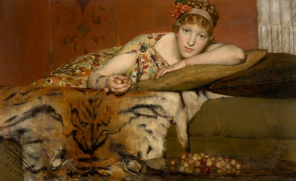 Cerises - Lawrence Alma-Tadema image 1 reproduction artisanale de tableau