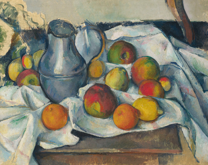 קומקום ופירות, 1888 -1890 - Paul Cézanne