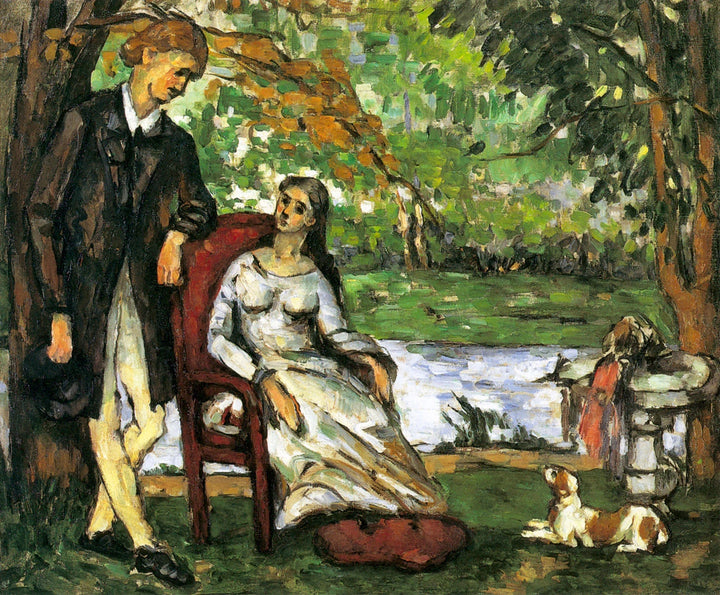 השיחה, 1872 -1873 - Paul Cézanne