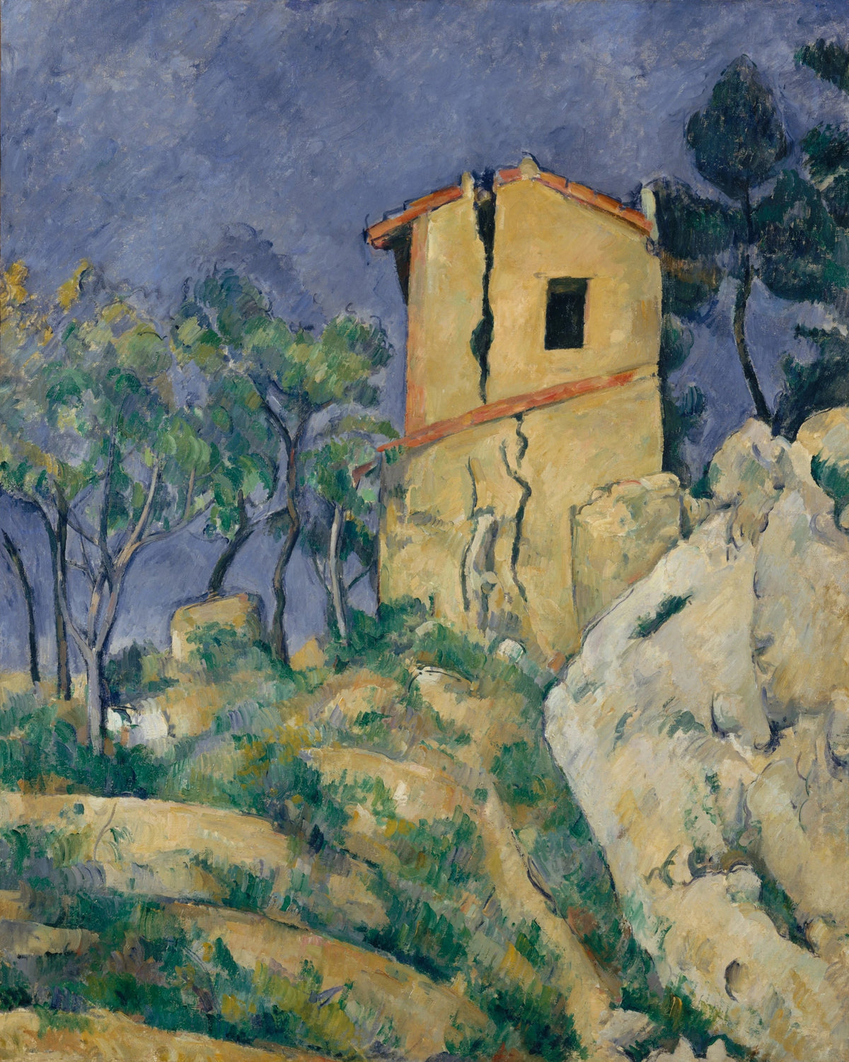 הבית הסדוק, 1892 -1894 - Paul Cézanne