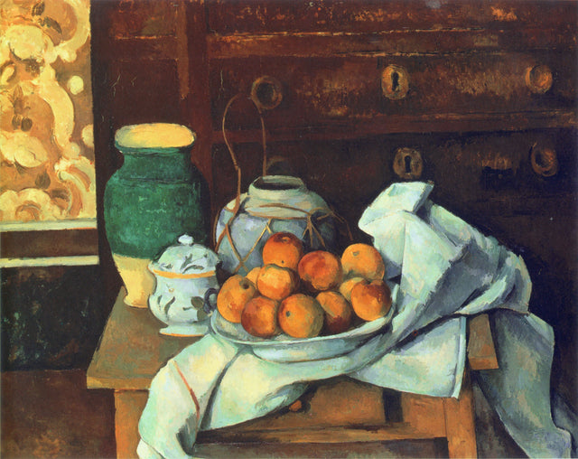 טבע דומם ליד שידת המגירות, 1883 -1887 בקירוב - Paul Cézanne