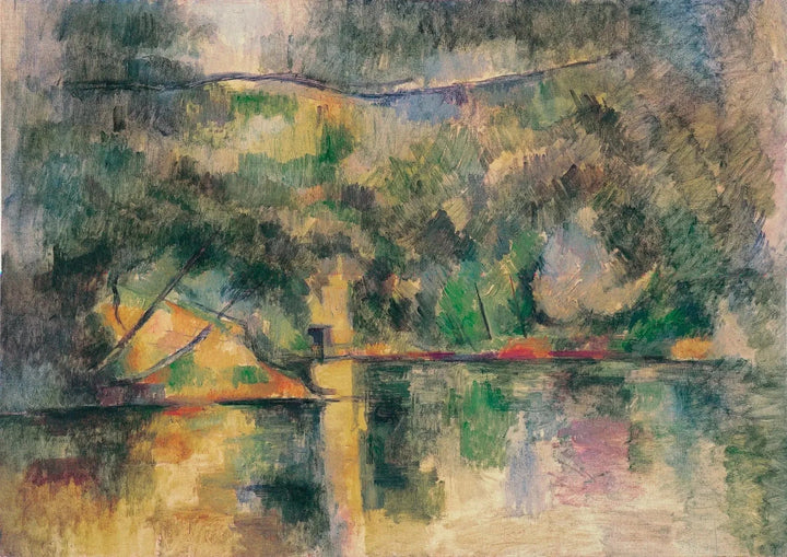 השתקפויות במים, 1888-1890 בקירוב Paul Cézanne