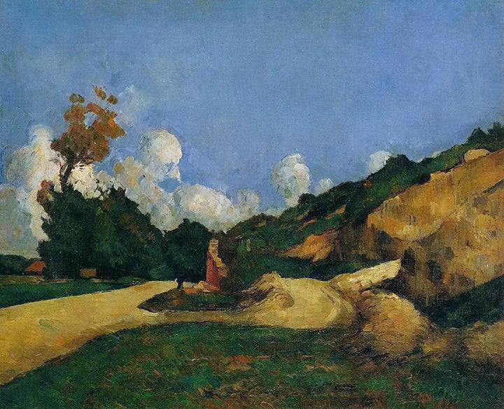 הדרך, 1871 בקירוב - Paul Cézanne