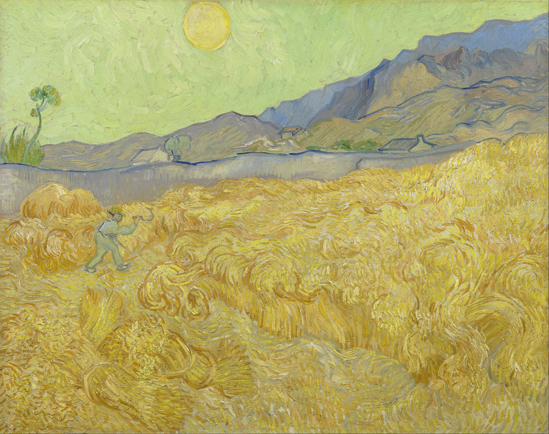שדה חיטה עם קוצר - Vincent van Gogh