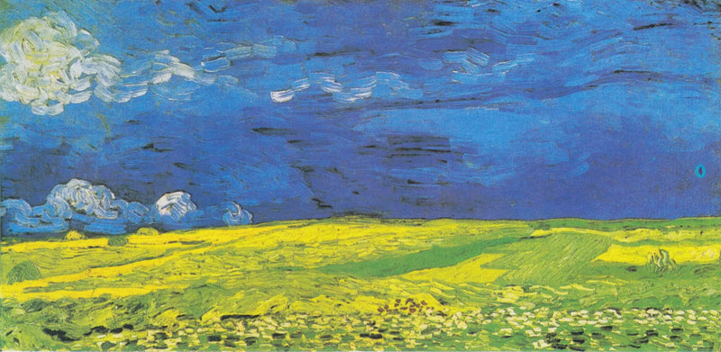 שדה חיטה תחת ענני סערה - Vincent van Gogh