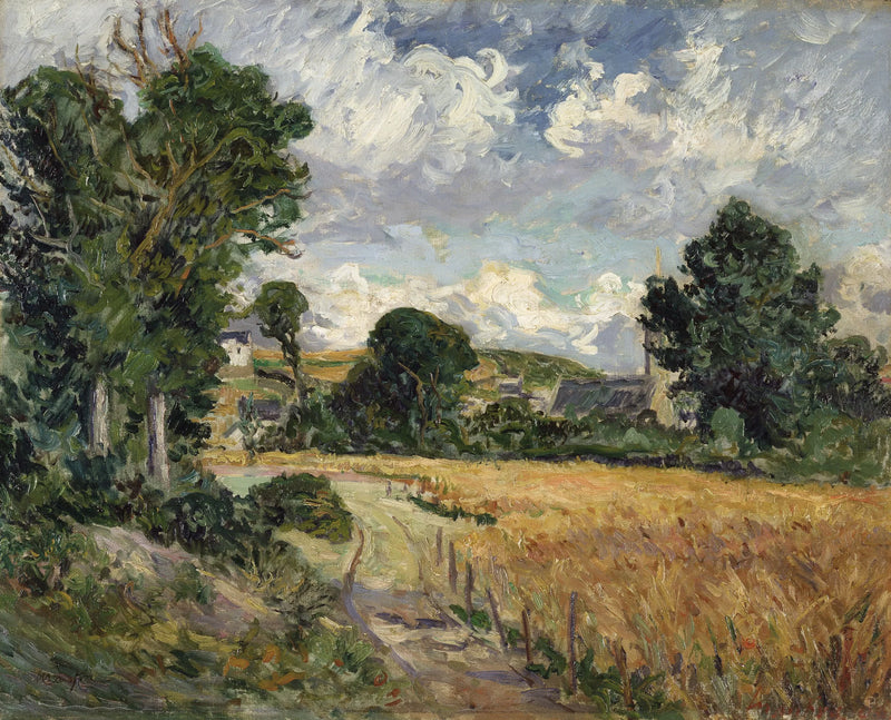 שדה תירס בעמק Saint-Jean-du-Doigt - Maxime Maufra