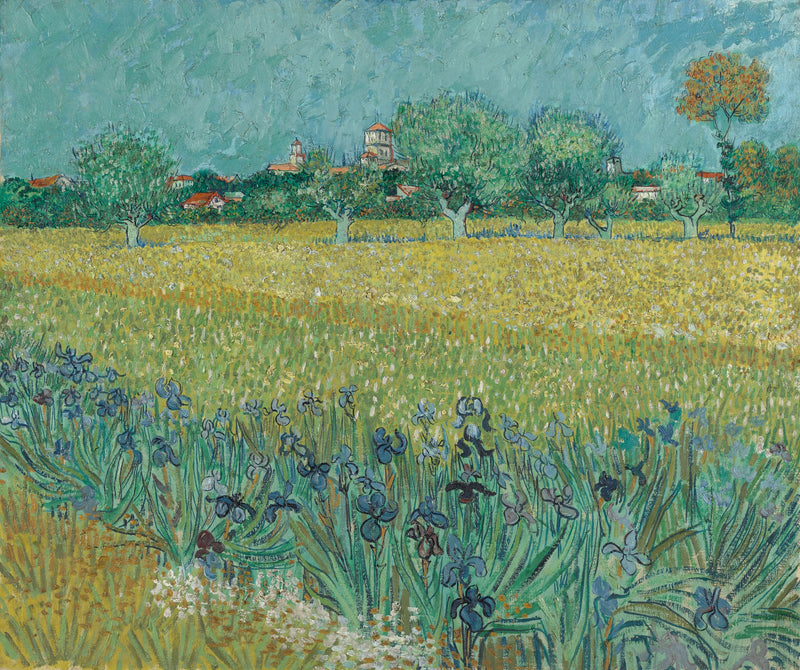 שדה חיטה עם איריסים - Vincent van Gogh