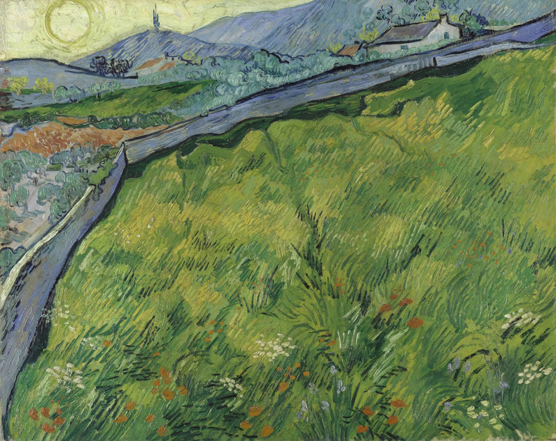 שדה חיטה אביבי בשעת זריחת השמש - Vincent van Gogh
