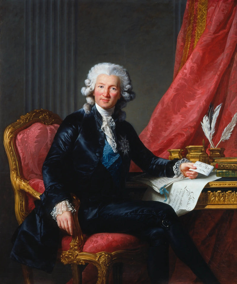 צ'ארלס-אלכסנדר דה קלון (1734-1802) - אליזבת ויגה לה ברון