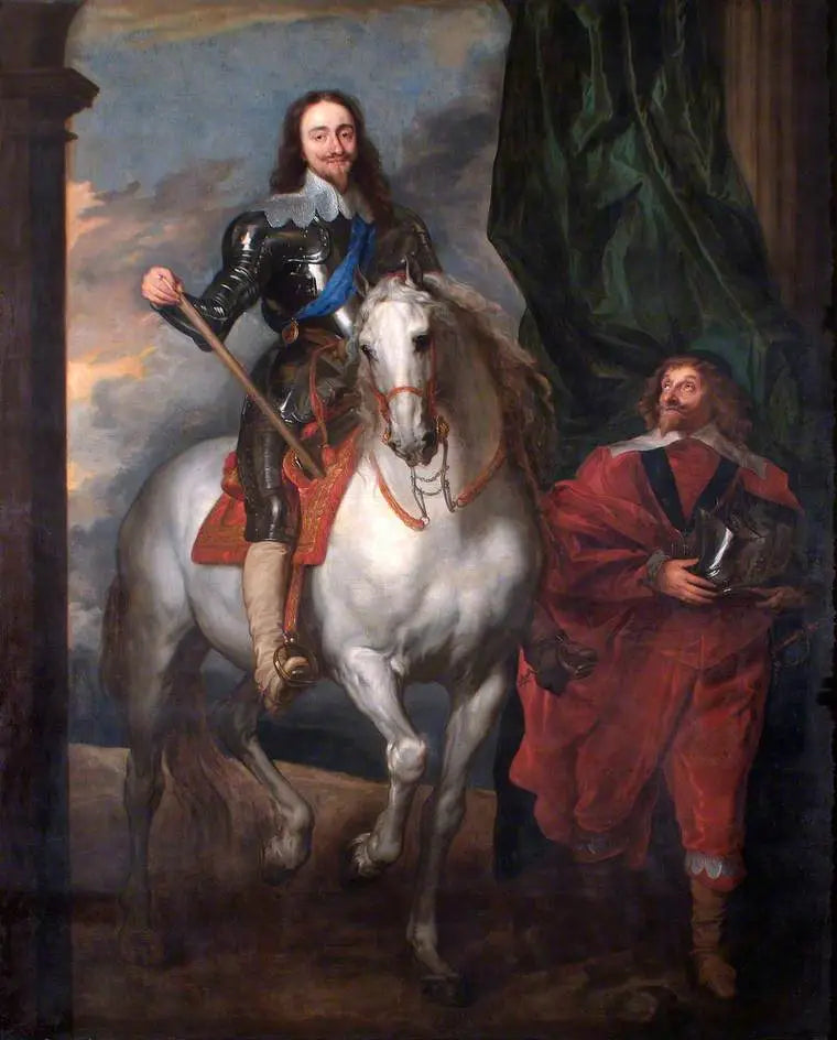 צ'ארלס הראשון (1600-1649), על סוס עם מר דה סן-אנטואן - אנטואן ואן דייק